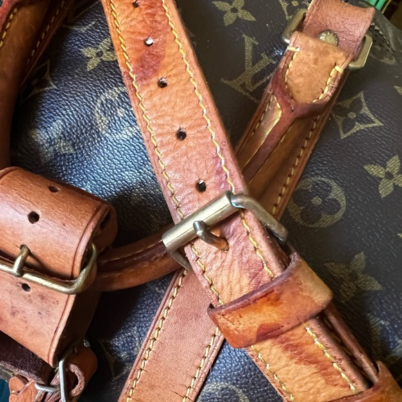 LOUIS VUITTON KEEPALL 45 BANDOULIERE W/LV STRAP DATE CODE-VI0974 - Picture 9 of 14